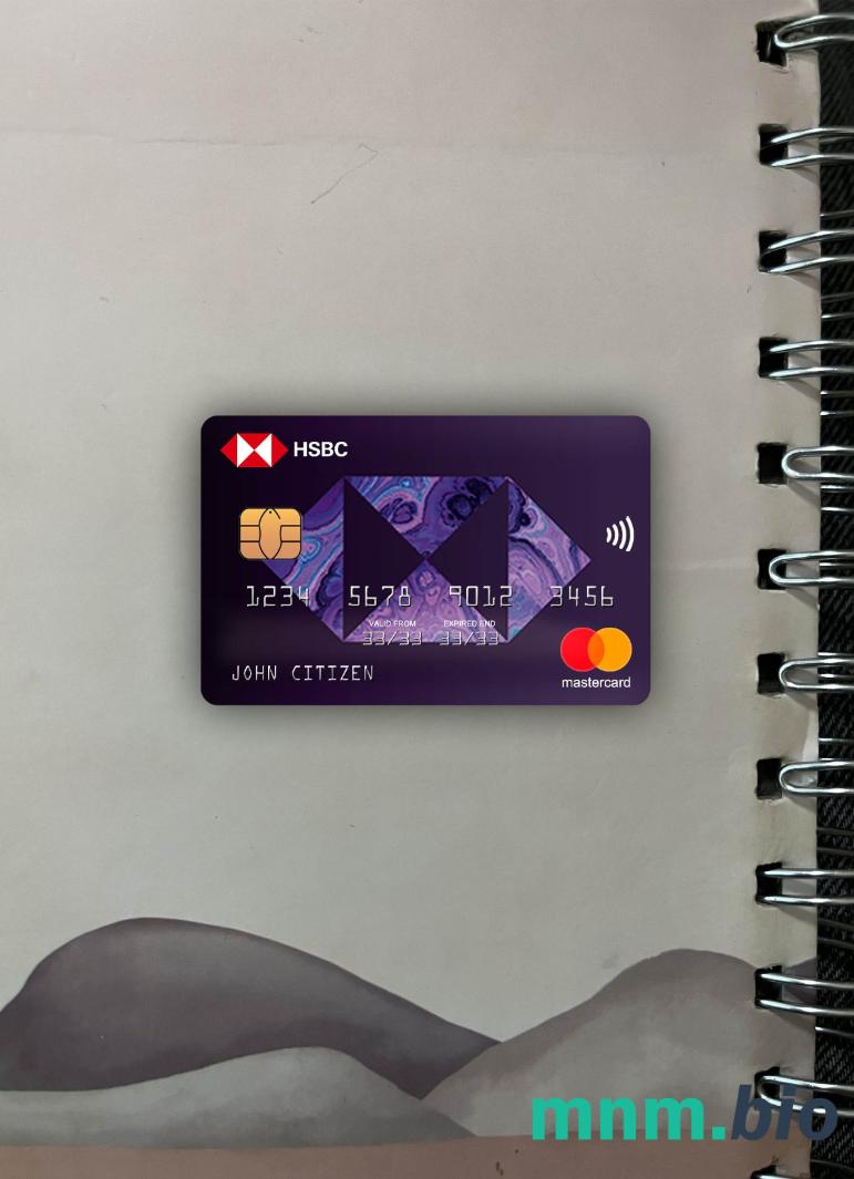 Greece HSBC wygląd zdjęcia mastercard skan PSD + zdjęcie